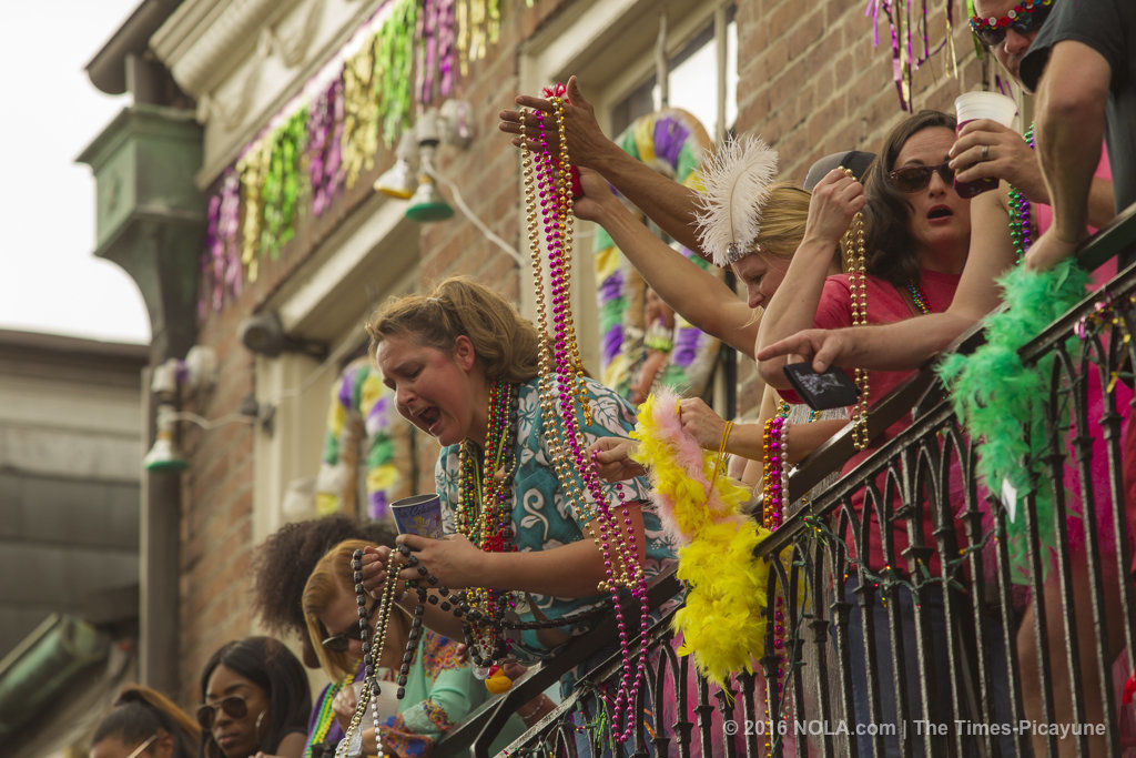 Lundi Gras in the French Quarter 2017